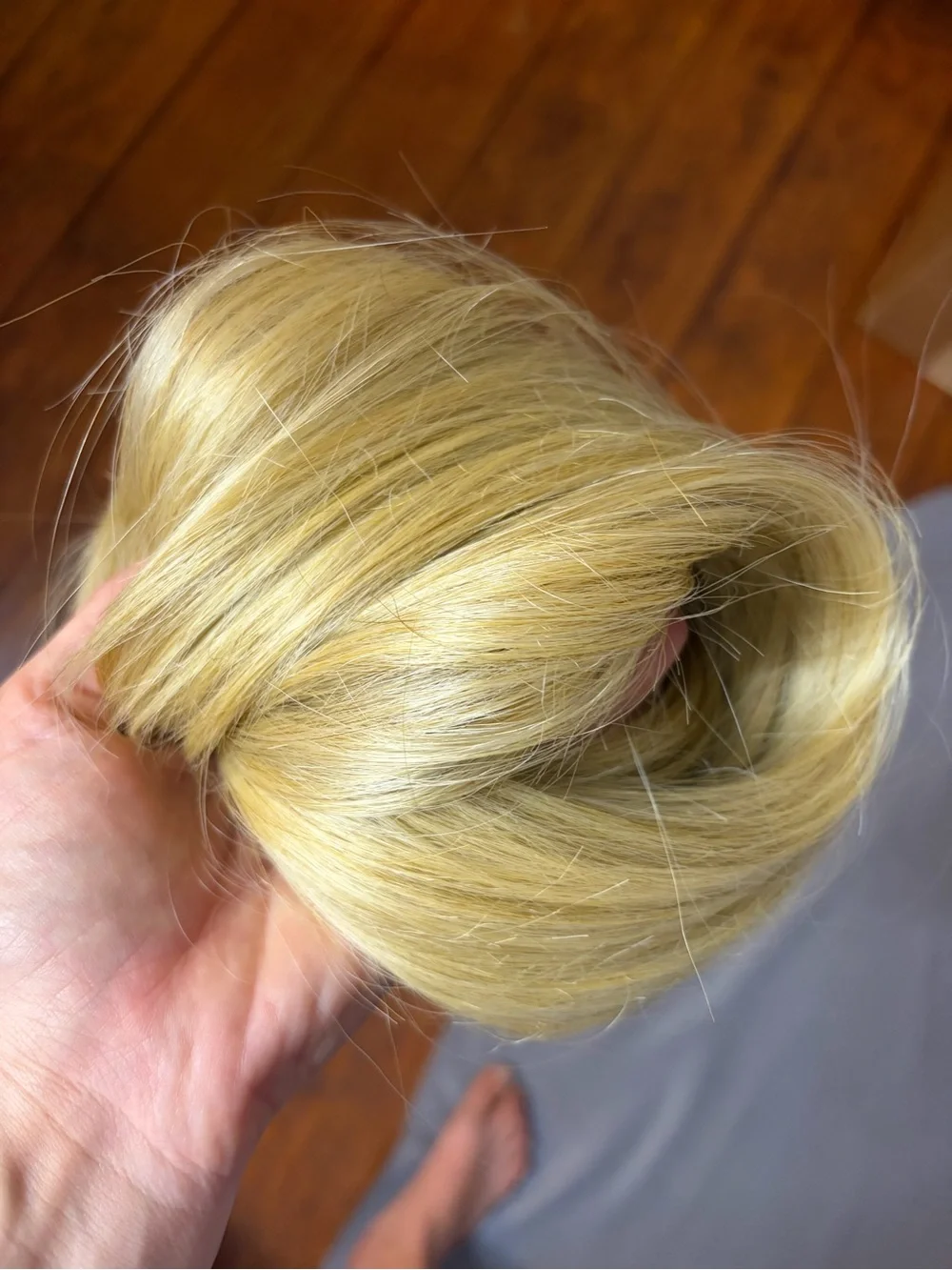 Honey Blonde wrap around Hair Extension - Natural Blonde